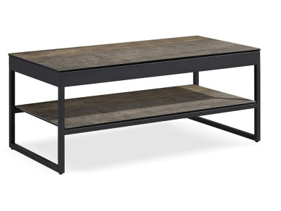 FLORIDE - Table basse céramique relevable 4 finitions