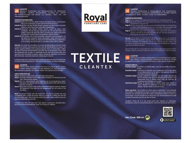 ROYAL - Nettoyant tissu